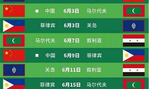 国足世预赛开赛时间,国足世预赛赛程6月7日几点开赛